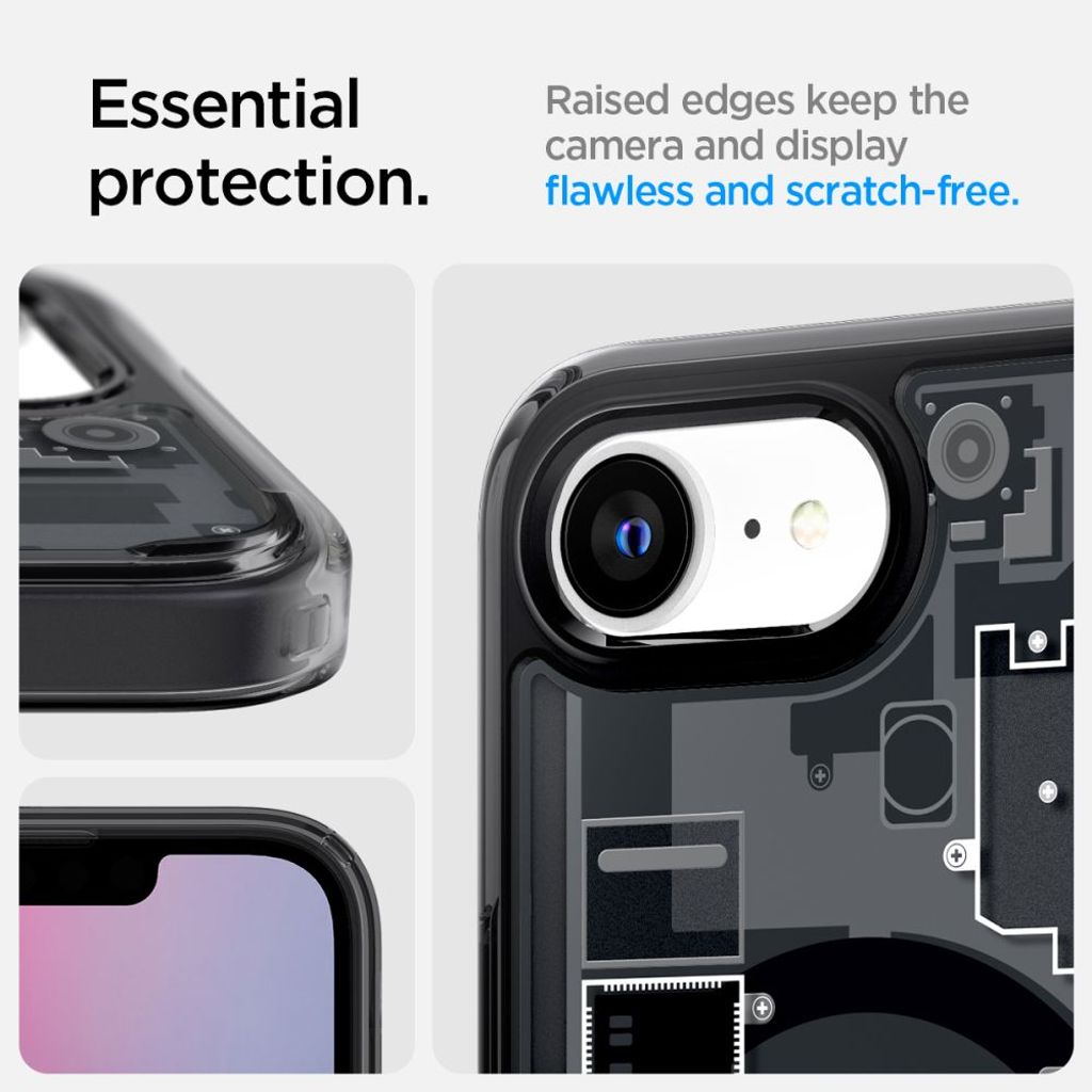 Spigen Ultra Hybrid MagSafe Zero One Deksel til iPhone 16e - Svart