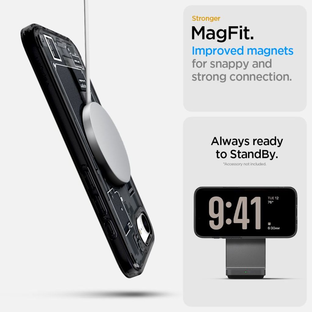 Spigen Ultra Hybrid MagSafe Zero One Deksel til iPhone 16e - Svart