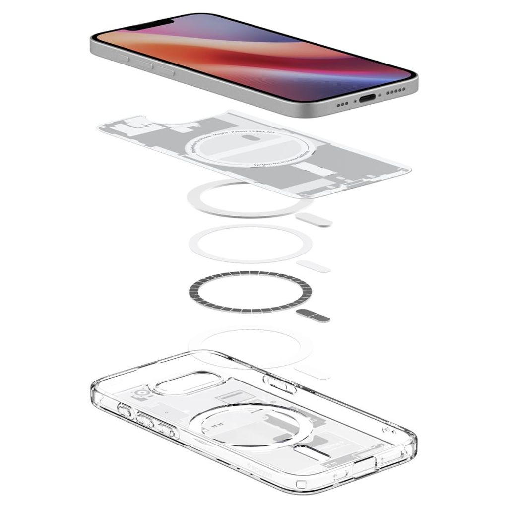 Spigen Ultra Hybrid MagSafe Zero One Deksel til iPhone 16e - Hvit