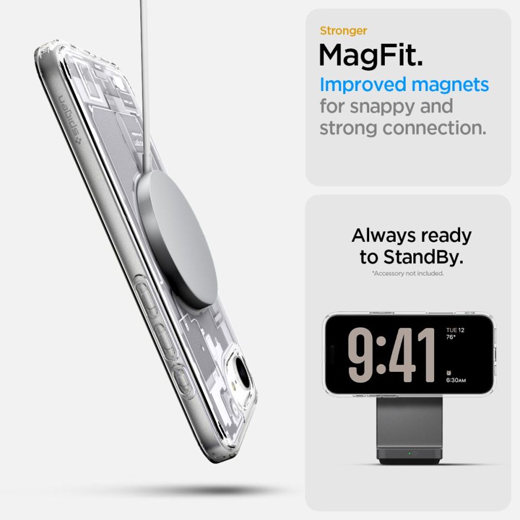 Spigen Ultra Hybrid MagSafe Zero One Deksel til iPhone 16e - Hvit