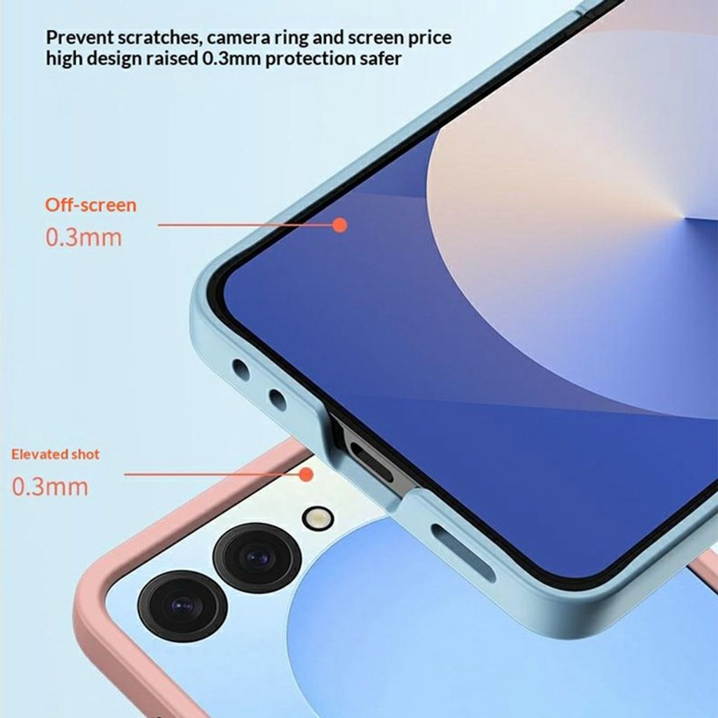 Samsung Galaxy Z Flip8 Ultratyndt Cover - Sort
