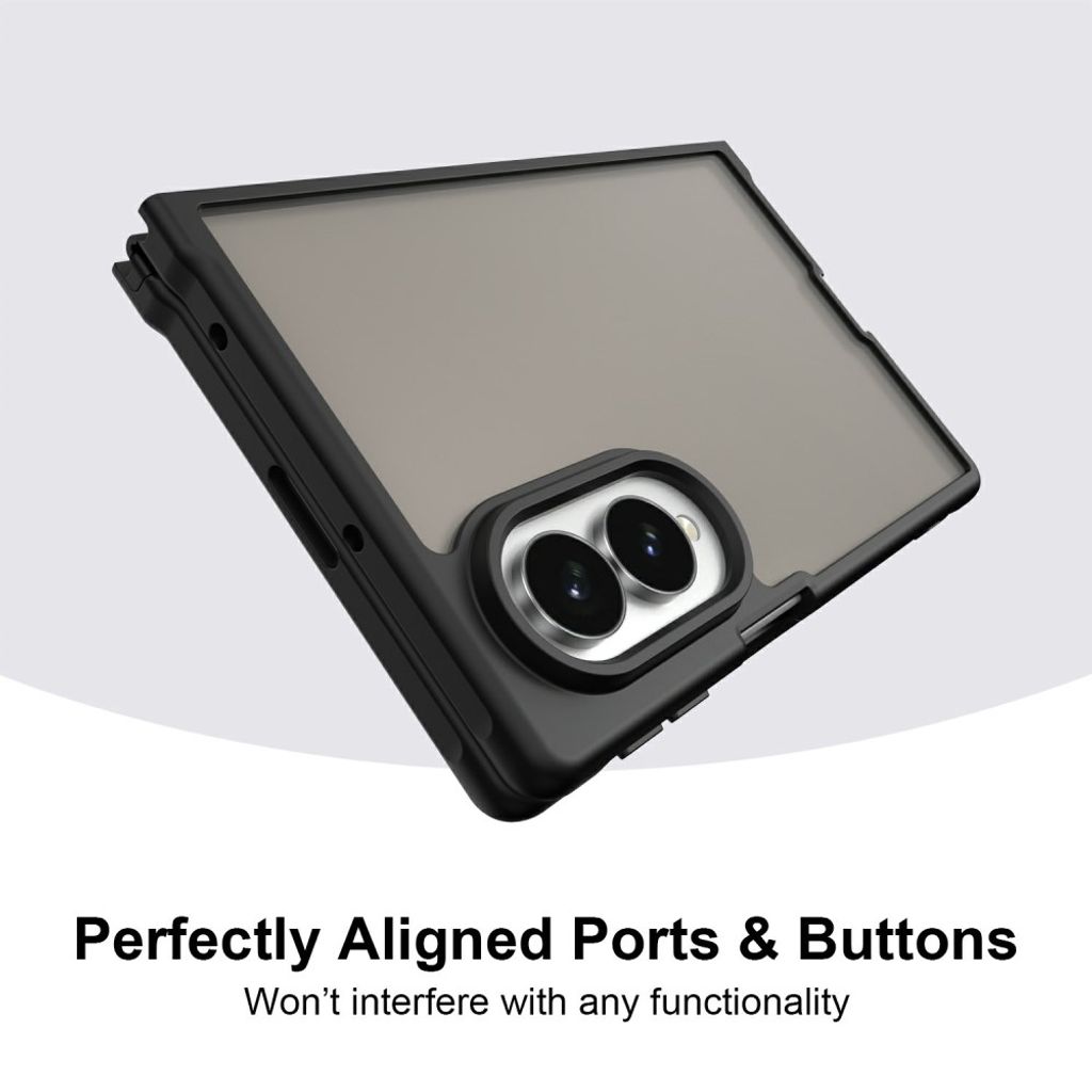 Samsung Galaxy Z Fold8 Matteret Cover - Sort