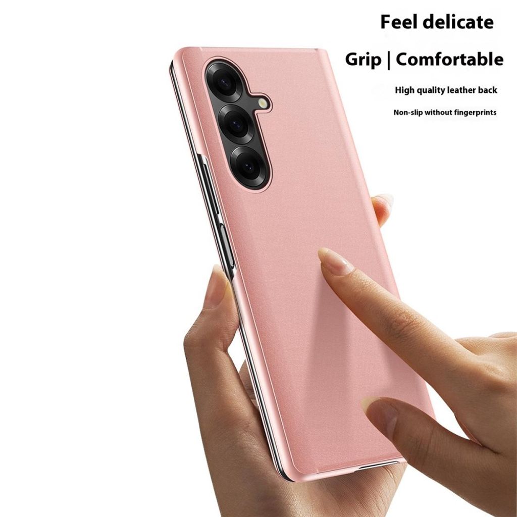Samsung Galaxy Z Fold7 5G-skal med genomskinlig vy - Svart