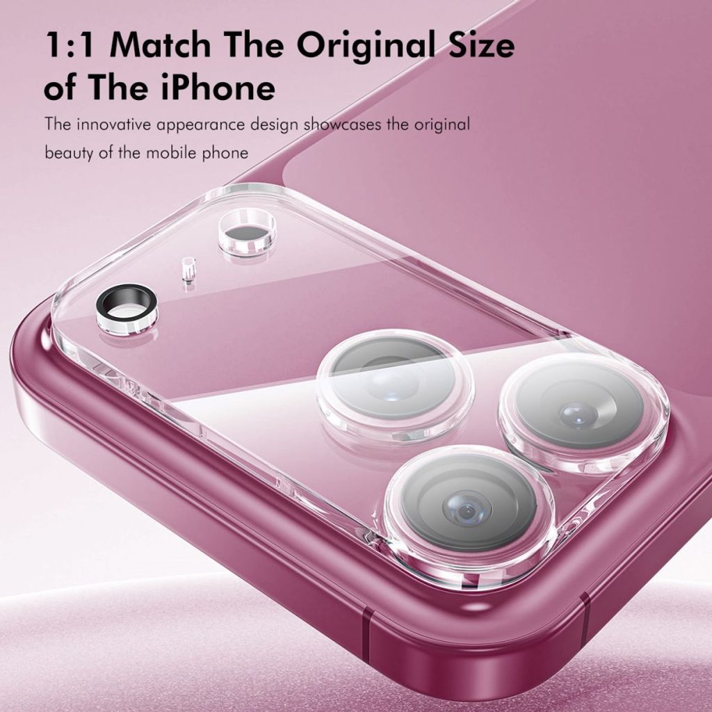 ENKAY Hat-Prince iPhone 18 Pro 2 stk Linsebeskytter Herdet Glass