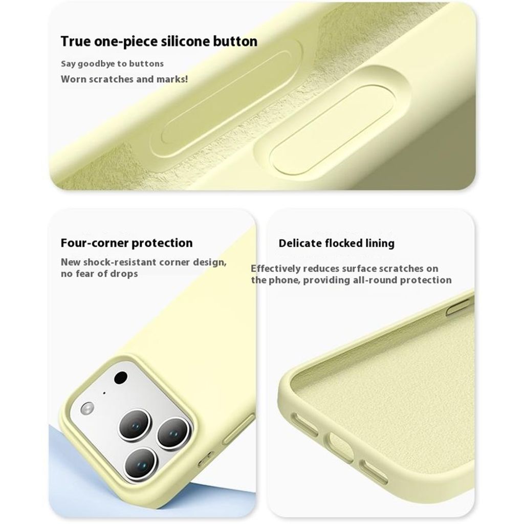 Silikondeksel til iPhone 18 Pro Max/17 Pro Max – Svart
