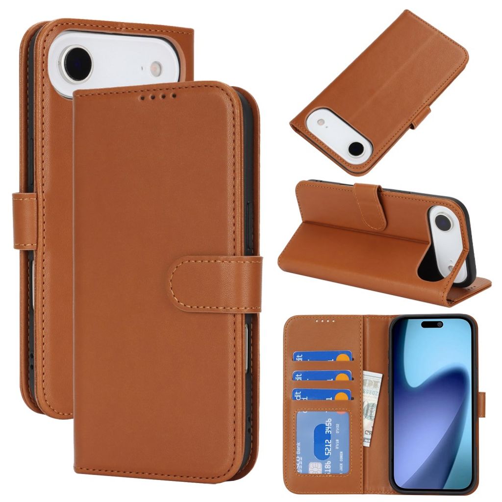 iPhone Air Kotelo jalustalla - Ruskea