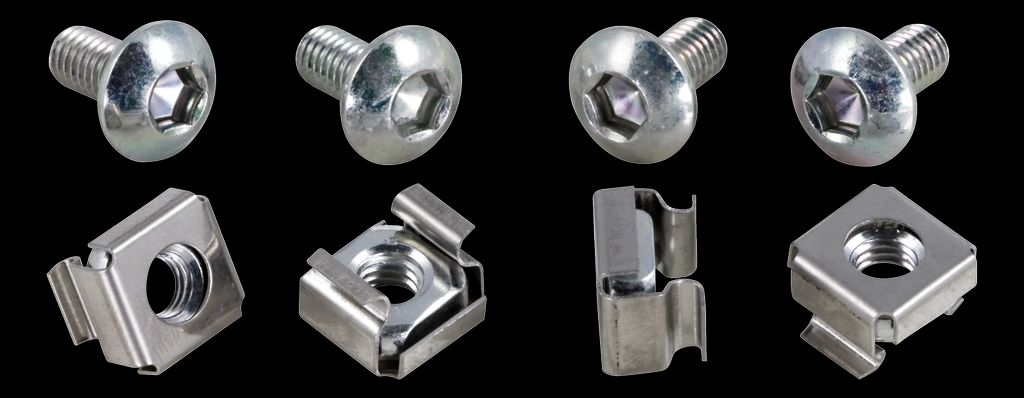 Deltaco L-støtteskinner 2-pakning 550 mm – for skap med dybde 600 x 800 mm