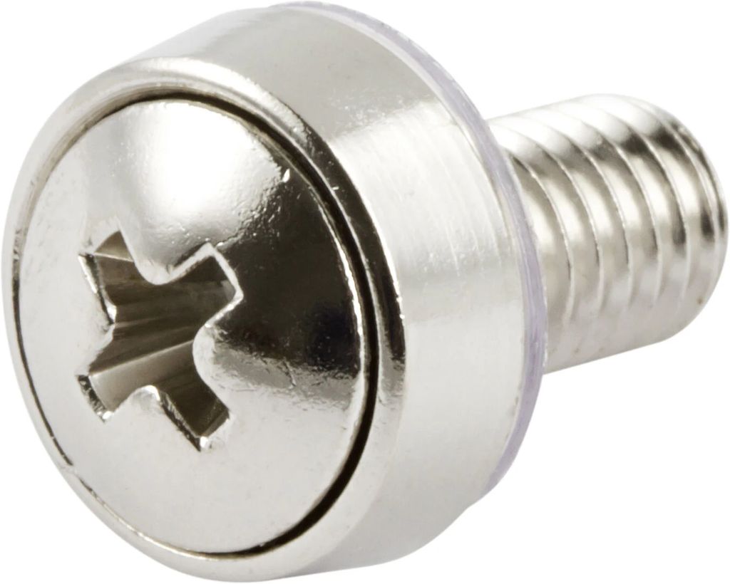 Deltaco M6 skruesæt stjerne til 19-tommer rack – 10-pak