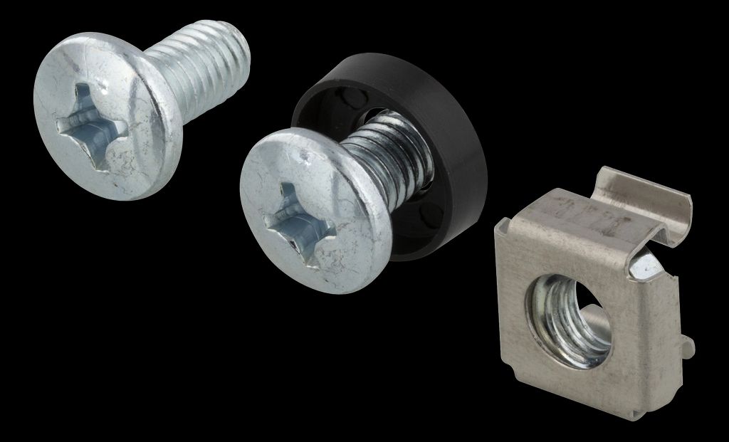 Deltaco M6 Skruesæt Stjerne/Kærv til 19-seriens Skabe 10-pak