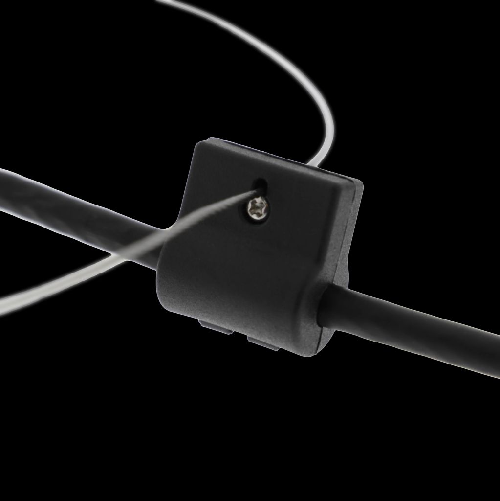 Deltaco monteringsclips til modulære adapterringe 5-pak - sort