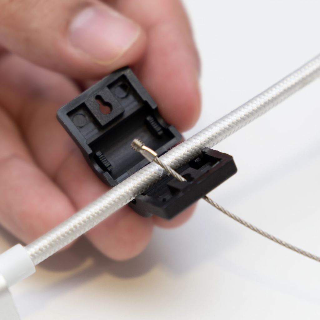 Deltaco monteringsclips til modulære adapterringe 5-pak - sort