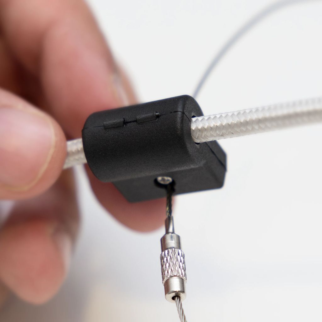 Deltaco monteringsclips til modulære adapterringe 5-pak - sort