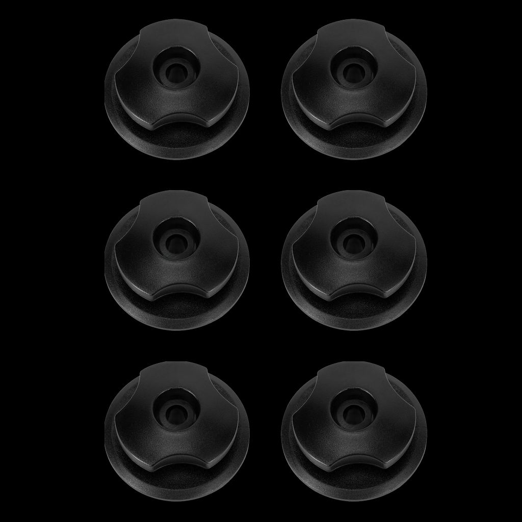 Deltaco OFFICE kabelhanterare under bord – svart 34x69 cm