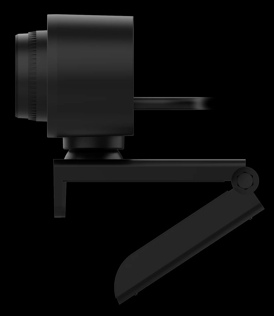 Deltaco Full HD-webcam med 360° rotation – sort