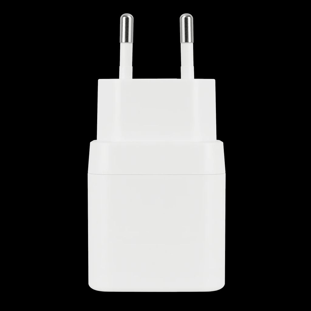 Deltaco USB-C -seinälaturi 20 W PD – Valkoinen