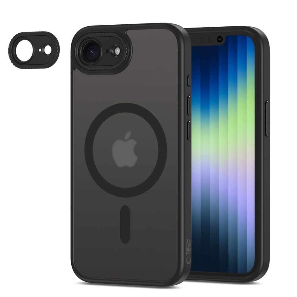 Tech-Protect MagCam MagSafe Deksel til iPhone 16e - Matte Black