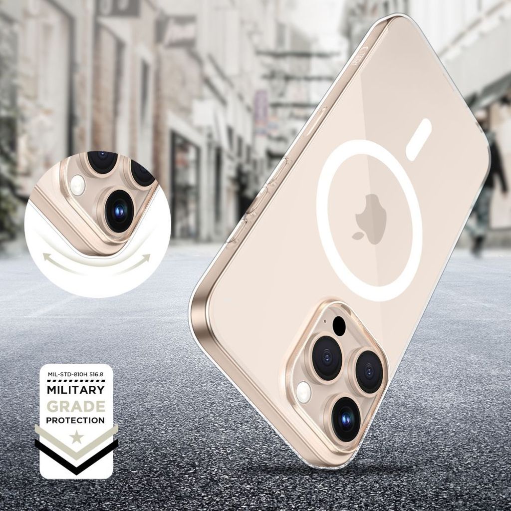 Tech-Protect FlexAir MagSafe Deksel til iPhone 16e - Gjennomsiktig