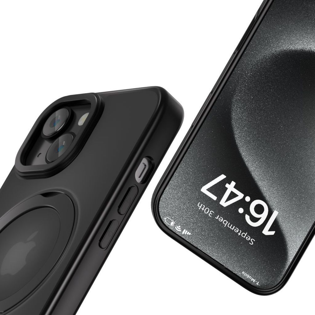 Tech-Protect MagRing MagSafe Deksel til iPhone 16e - Matte Black