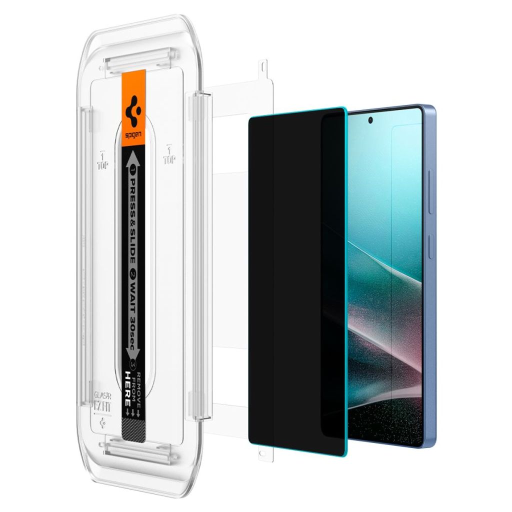 Spigen Glas.tR EZ Fit Privacy 2-pack Skjermbeskytter til Samsung Galaxy S25 Ultra