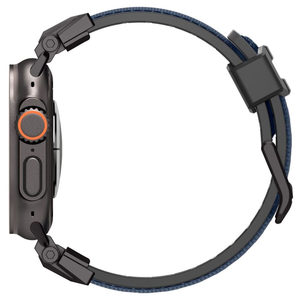Spigen DuraPro Armor Kellonranneke Apple Watch 44/45/46/49mm - Tummansininen