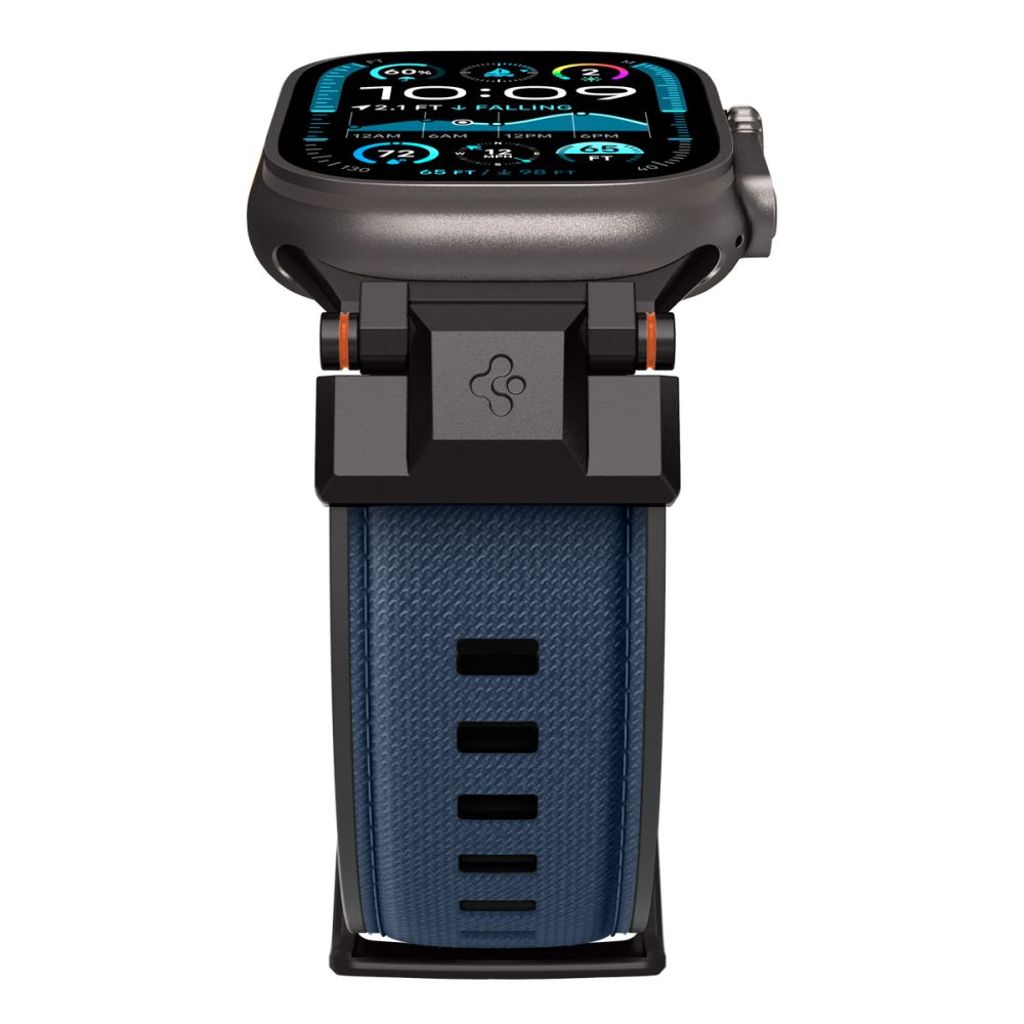 Spigen DuraPro Armor Kellonranneke Apple Watch 44/45/46/49mm - Tummansininen