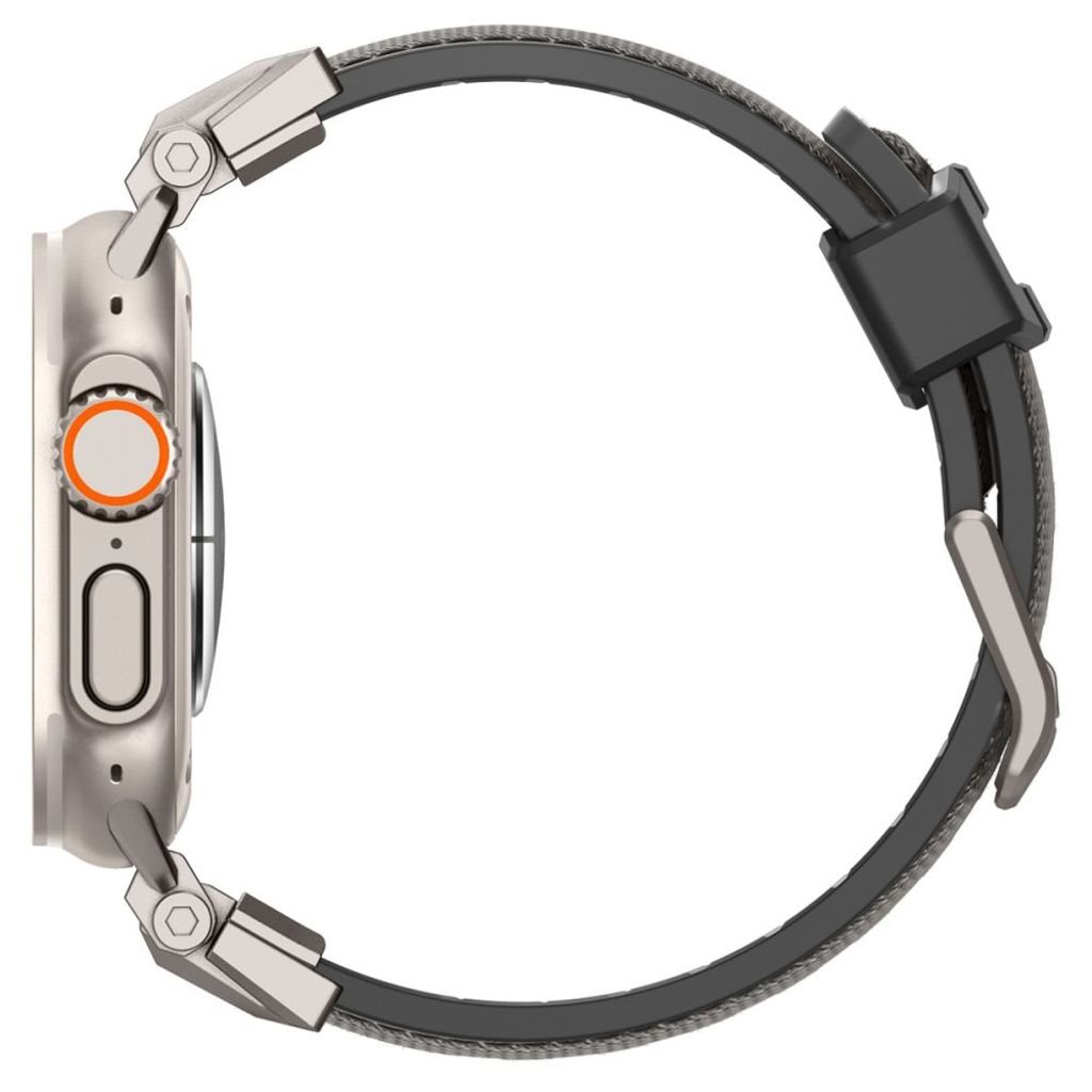 Spigen DuraPro Armor Kellonranneke Apple Watch 44/45/46/49mm - Harmaa
