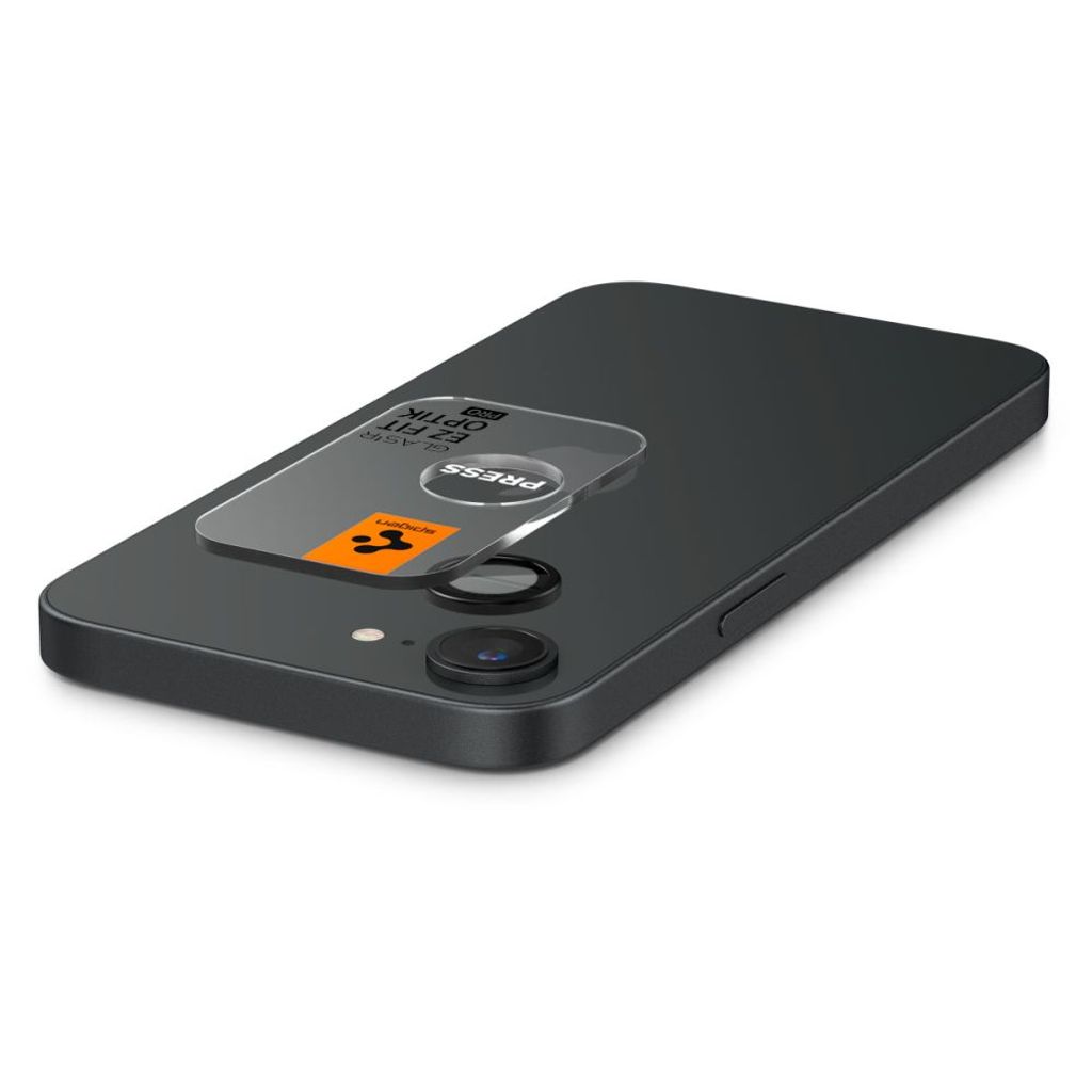 Spigen Optik Pro GLAS.TR "Ez Fit" 2-pack Linsebeskytter til iPhone 16e