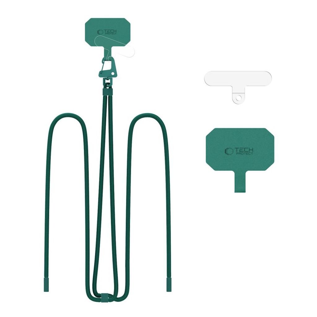 Tech-Protect C5S crossbody justerbar telefonrem – Grøn