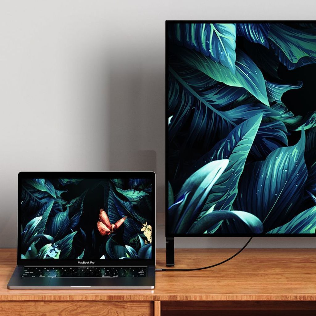 Tech-Protect UltraBoost USB-C - DisplayPort 1.4 -kaapeli 8K/60Hz 180cm - Musta