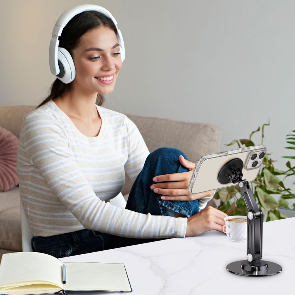 Tech-Protect DPT100 Magnetic MagSafe desk phone holder – Black