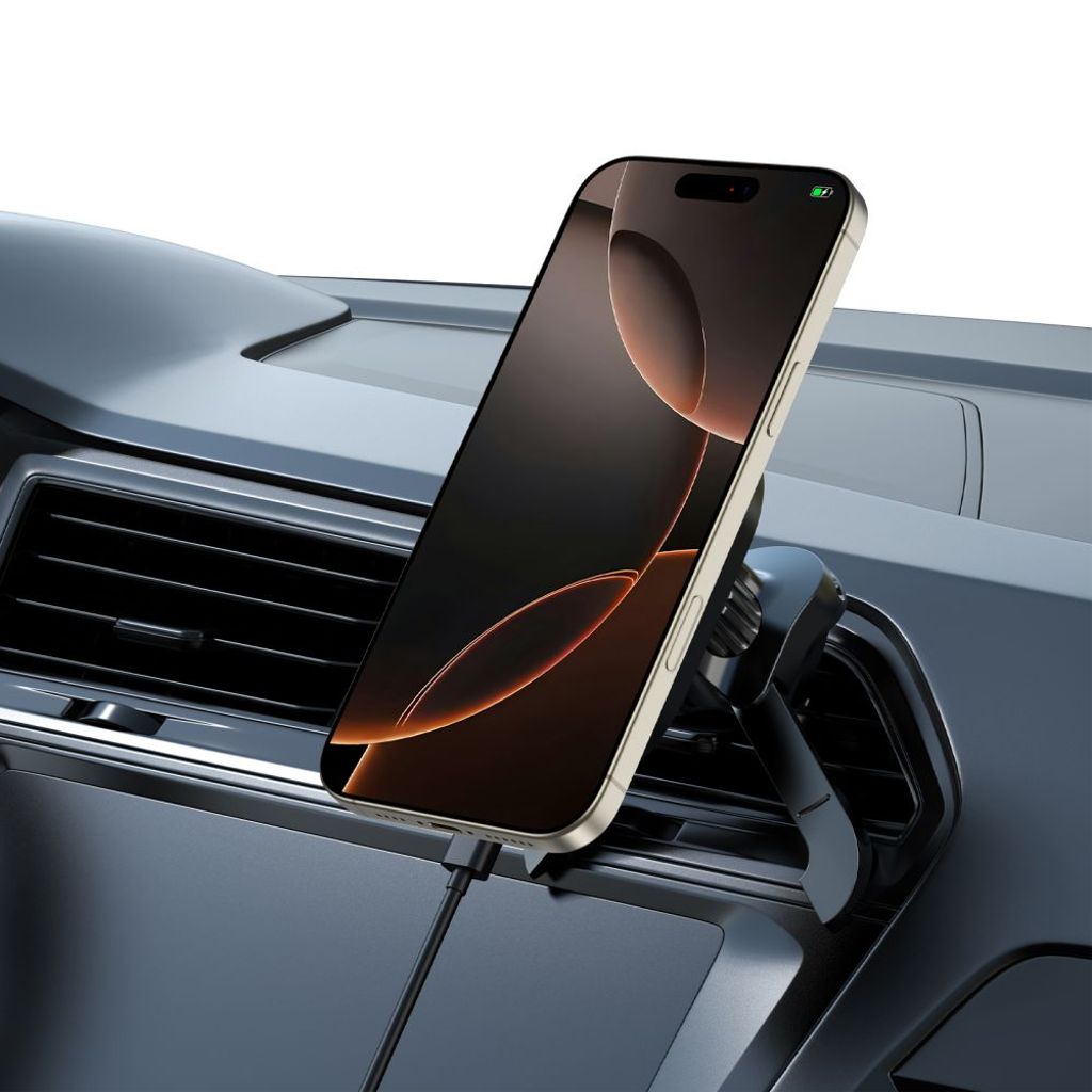 Tech-Protect MM15W-V6 MagSafe Telefonhållare för bil ventilationsgaller – Svart