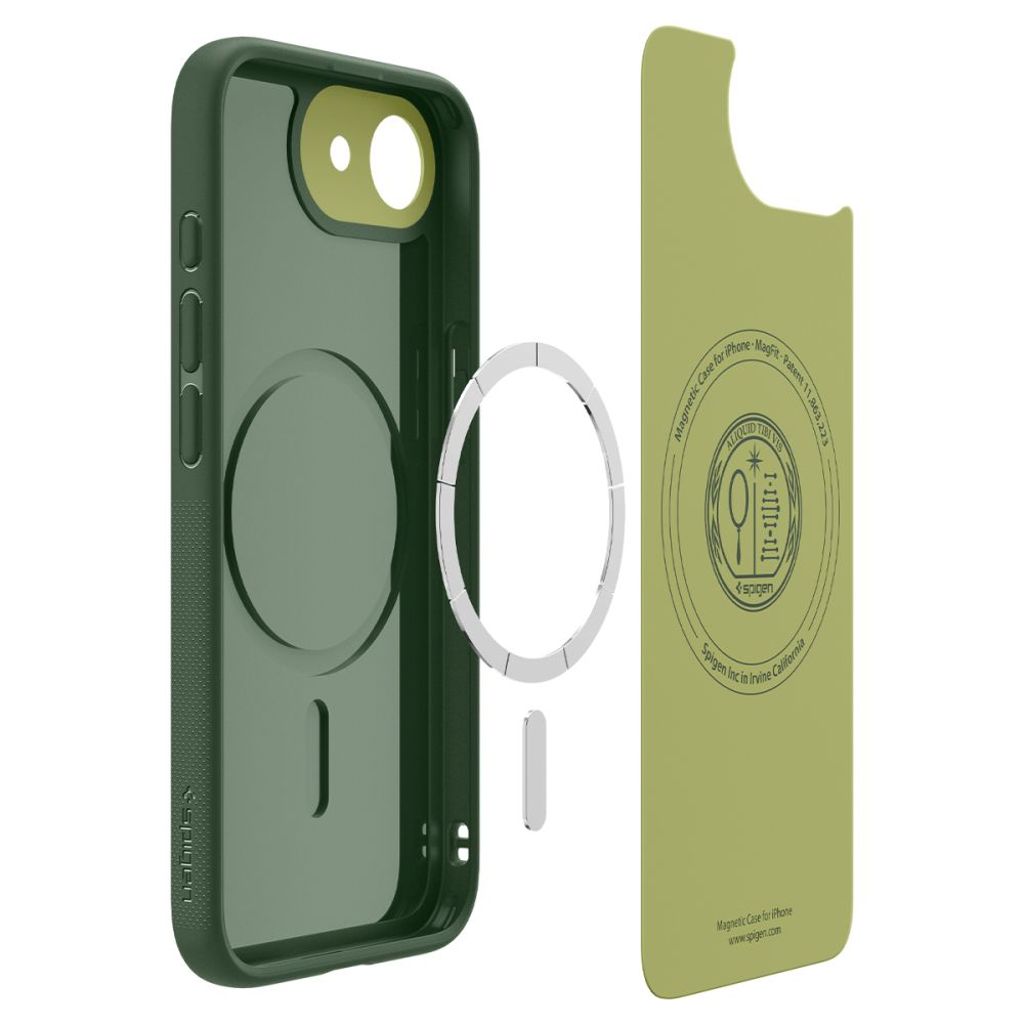 Spigen Nano Pop MagSafe Deksel til iPhone 16e - Matte Green