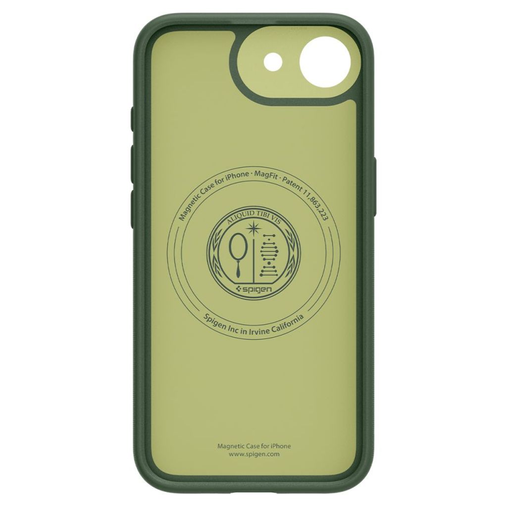 Spigen Nano Pop MagSafe Deksel til iPhone 16e - Matte Green