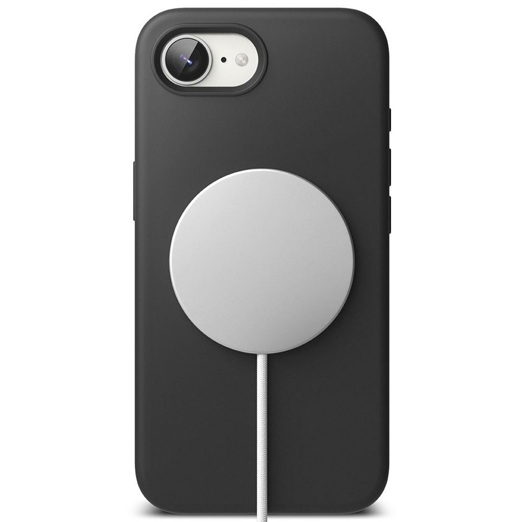 Ringke Silicone Magsafe Deksel til iPhone 16e - Svart