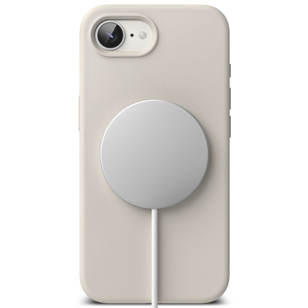 Ringke Silicone Magsafe Deksel til iPhone 16e - Beige