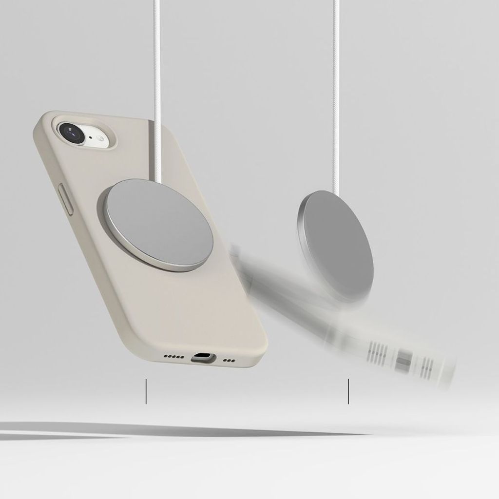 Ringke Silicone Magsafe Deksel til iPhone 16e - Beige