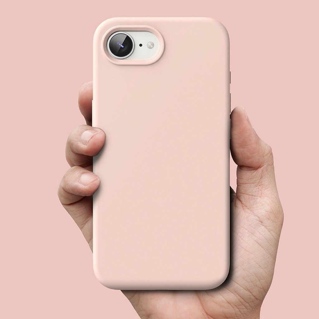 Ringke Silicone Magsafe Deksel til iPhone 16e - Rosa