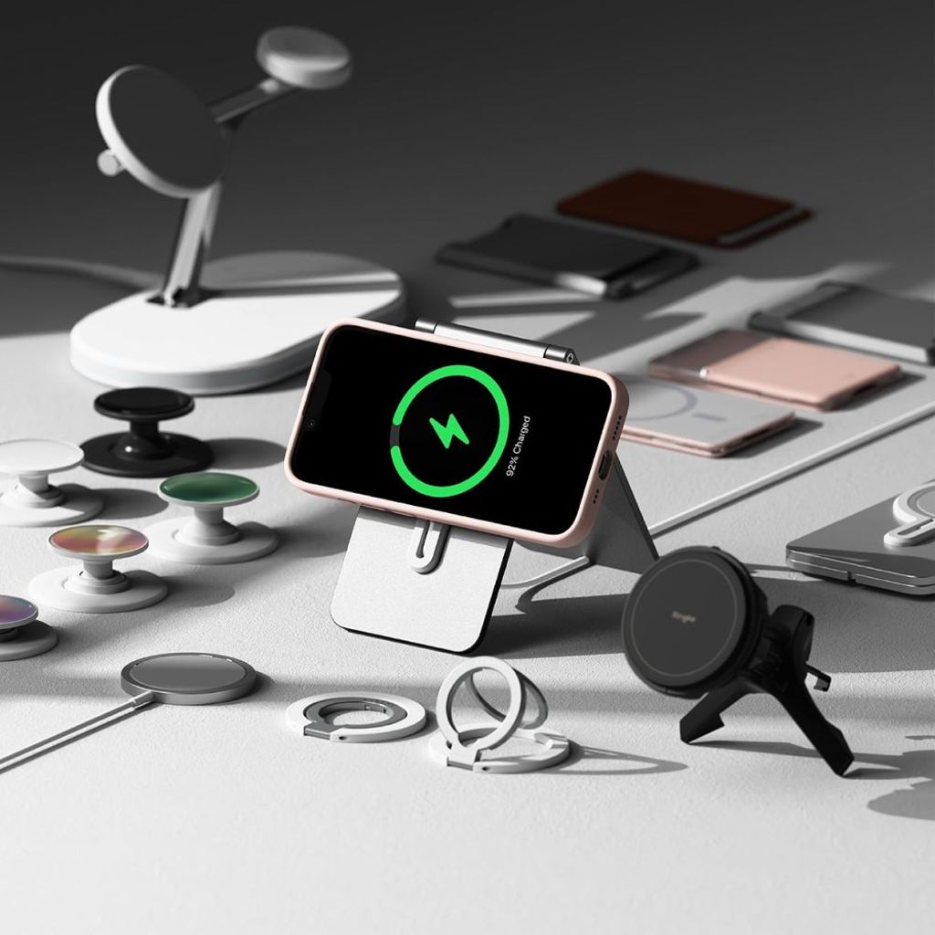 Ringke Silicone Magsafe Deksel til iPhone 16e - Rosa