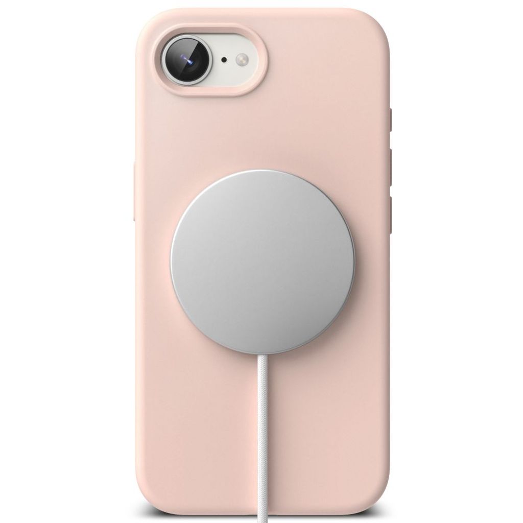 Ringke Silicone Magsafe Deksel til iPhone 16e - Rosa