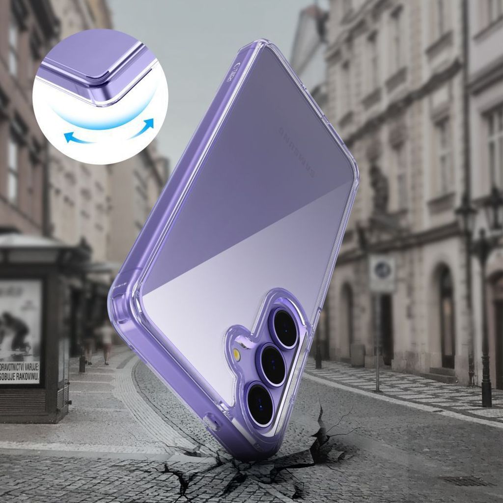 Tech-Protect FlexAir Hybrid Cover til Samsung Galaxy A56 5G - Gennemsigtig