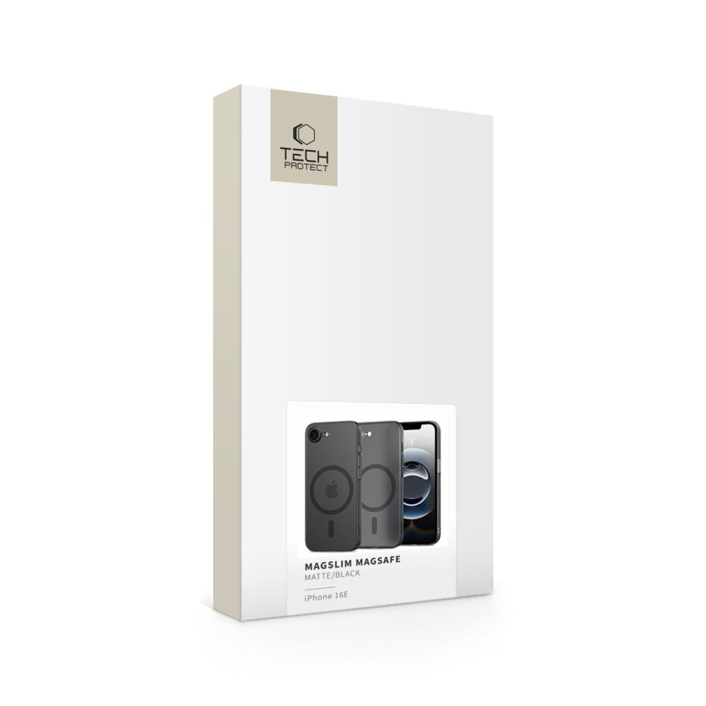 Tech-Protect MagSlim MagSafe Deksel til iPhone 16e - Matte Black