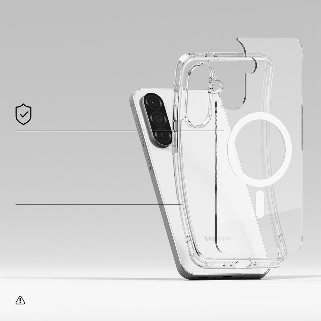 Ringke Fusion MagSafe Deksel til Samsung Galaxy A36/A56 5G - Gjennomsiktig