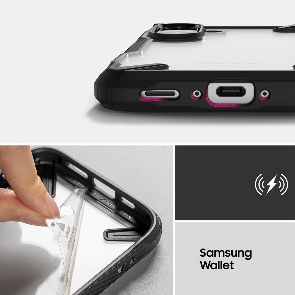 Ringke Fusion X Deksel til Samsung Galaxy A36/A56 5G - Svart