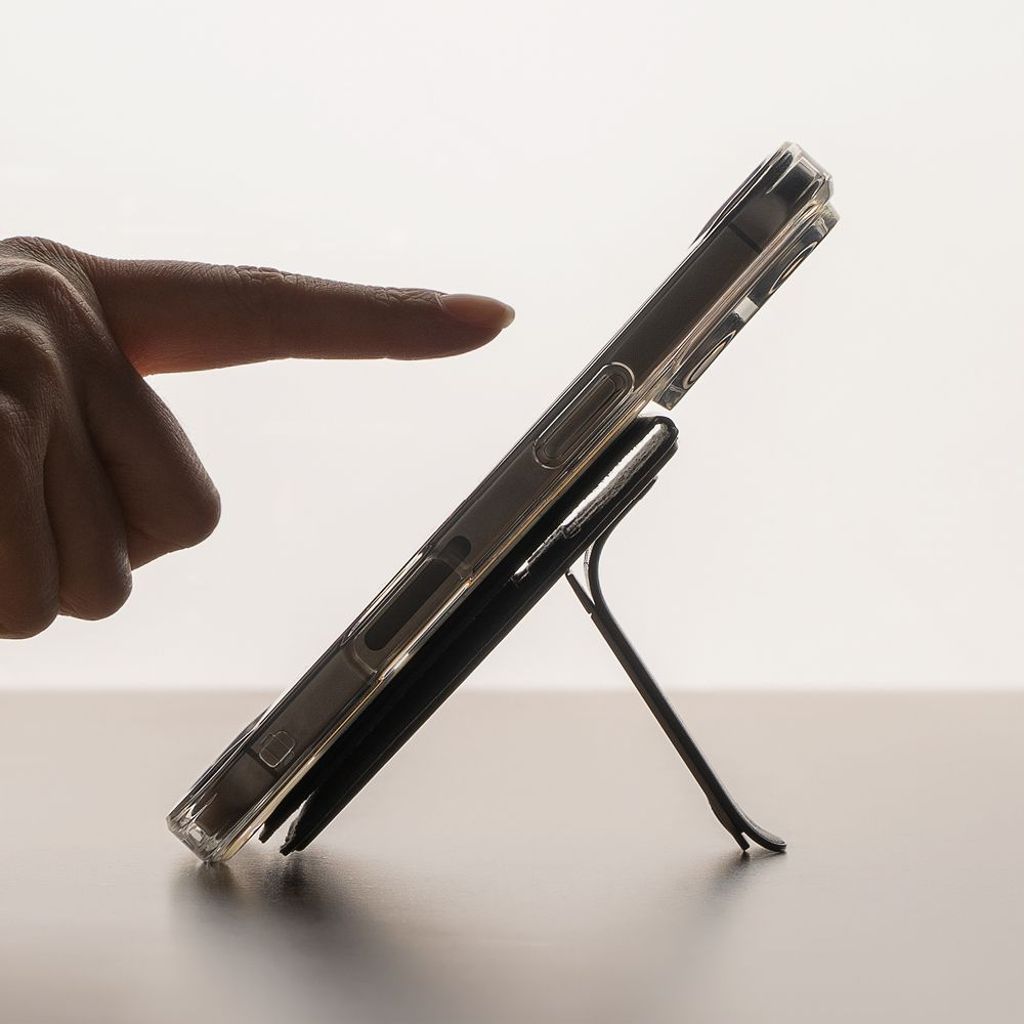 Ringke Slide Grip MagSafe -lompakko ja teline - musta