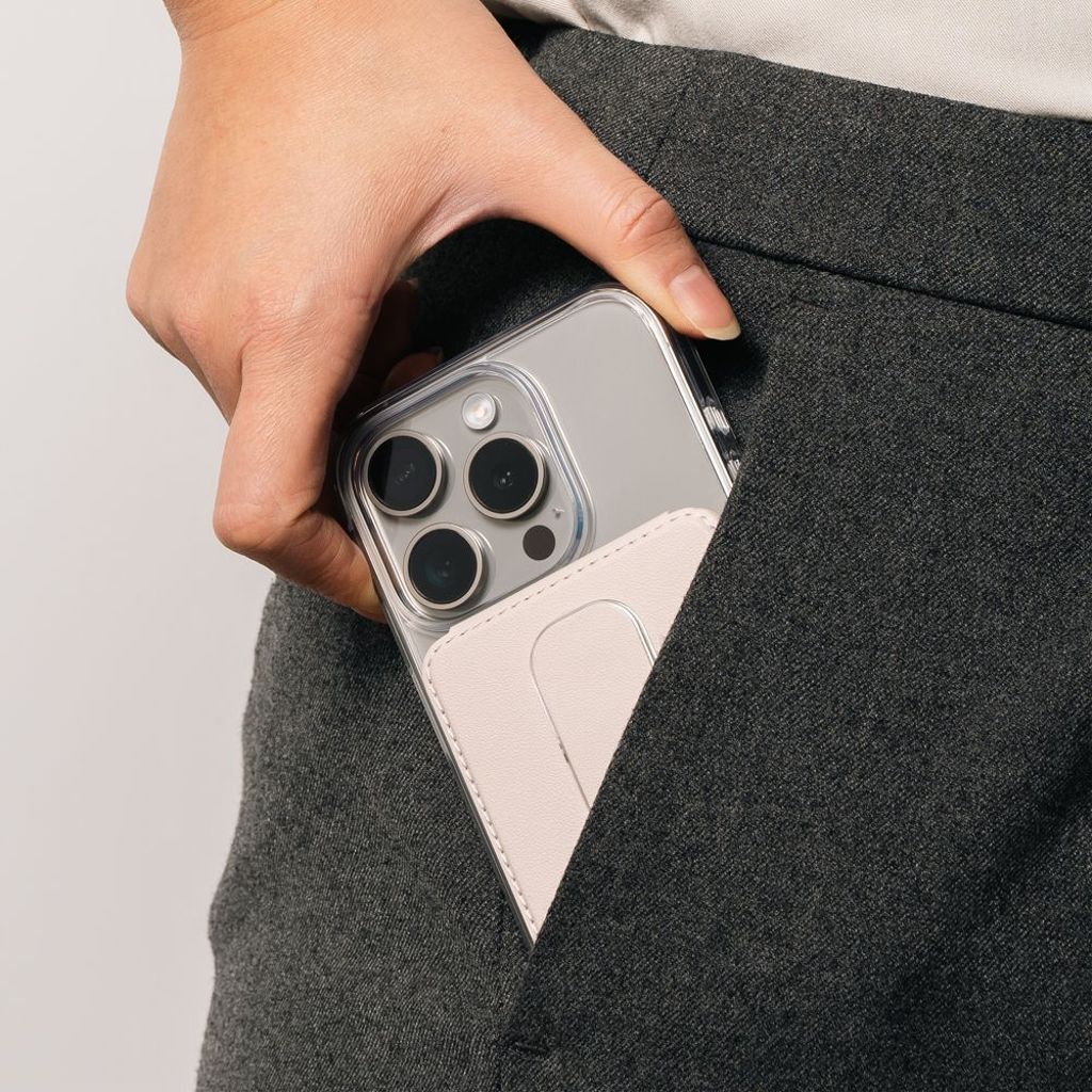 Ringke Slide Grip MagSafe -lompakko ja teline - musta