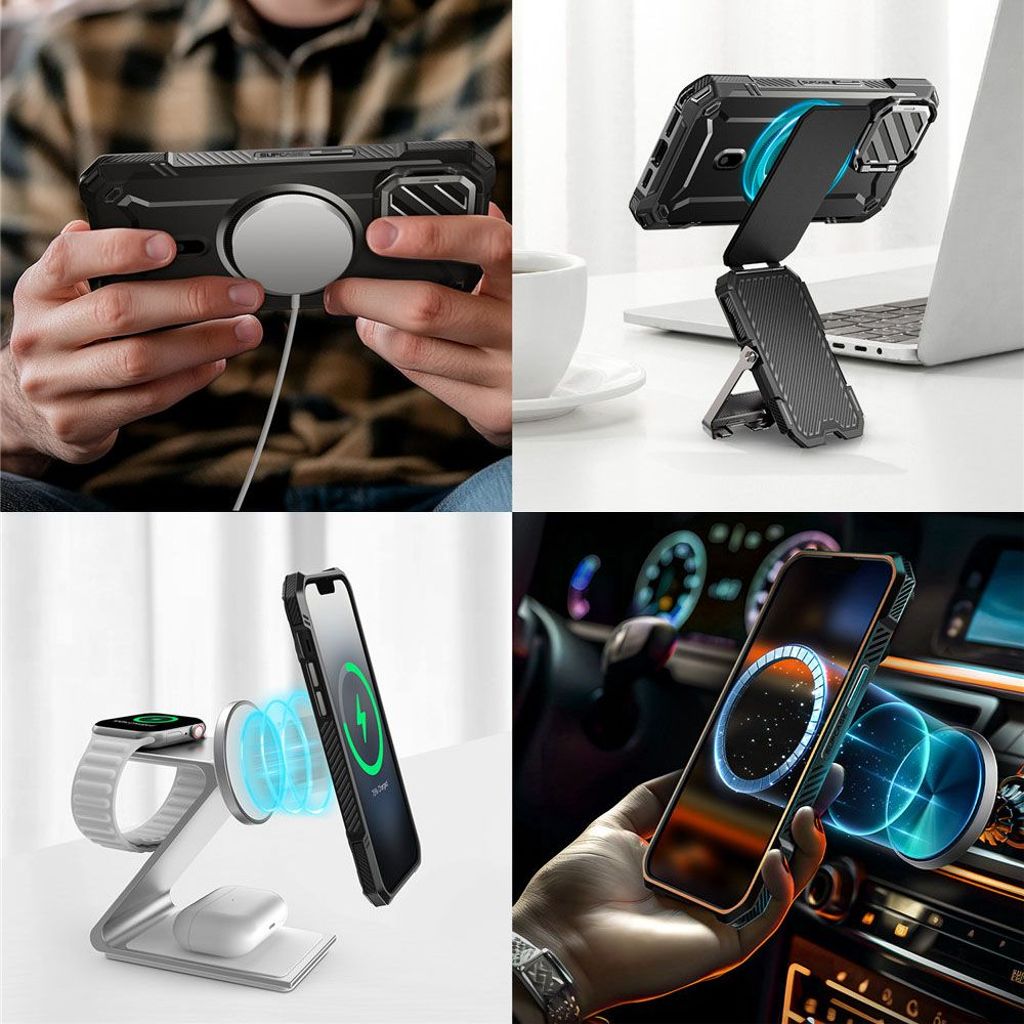 Supcase UB XT MagSafe Cover til iPhone 16e - Sort