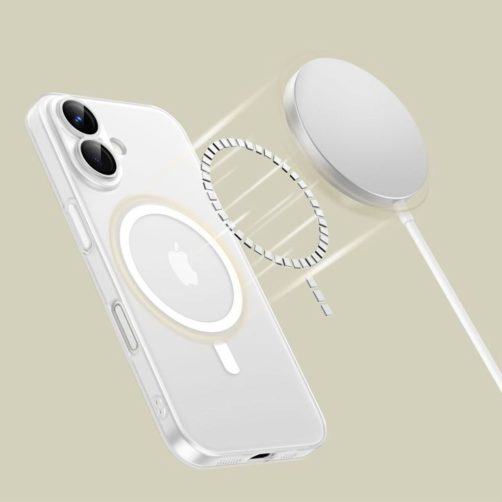 Tech-Protect MagSlim MagSafe Deksel til iPhone 16e - Matt gjennomsiktig