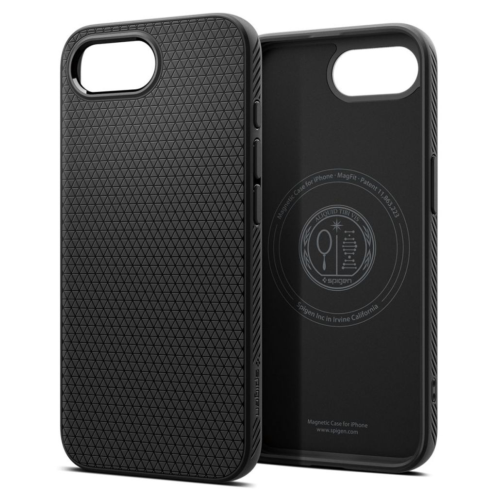 Spigen Liquid Air MagSafe Case for iPhone 16e - Matte Black
