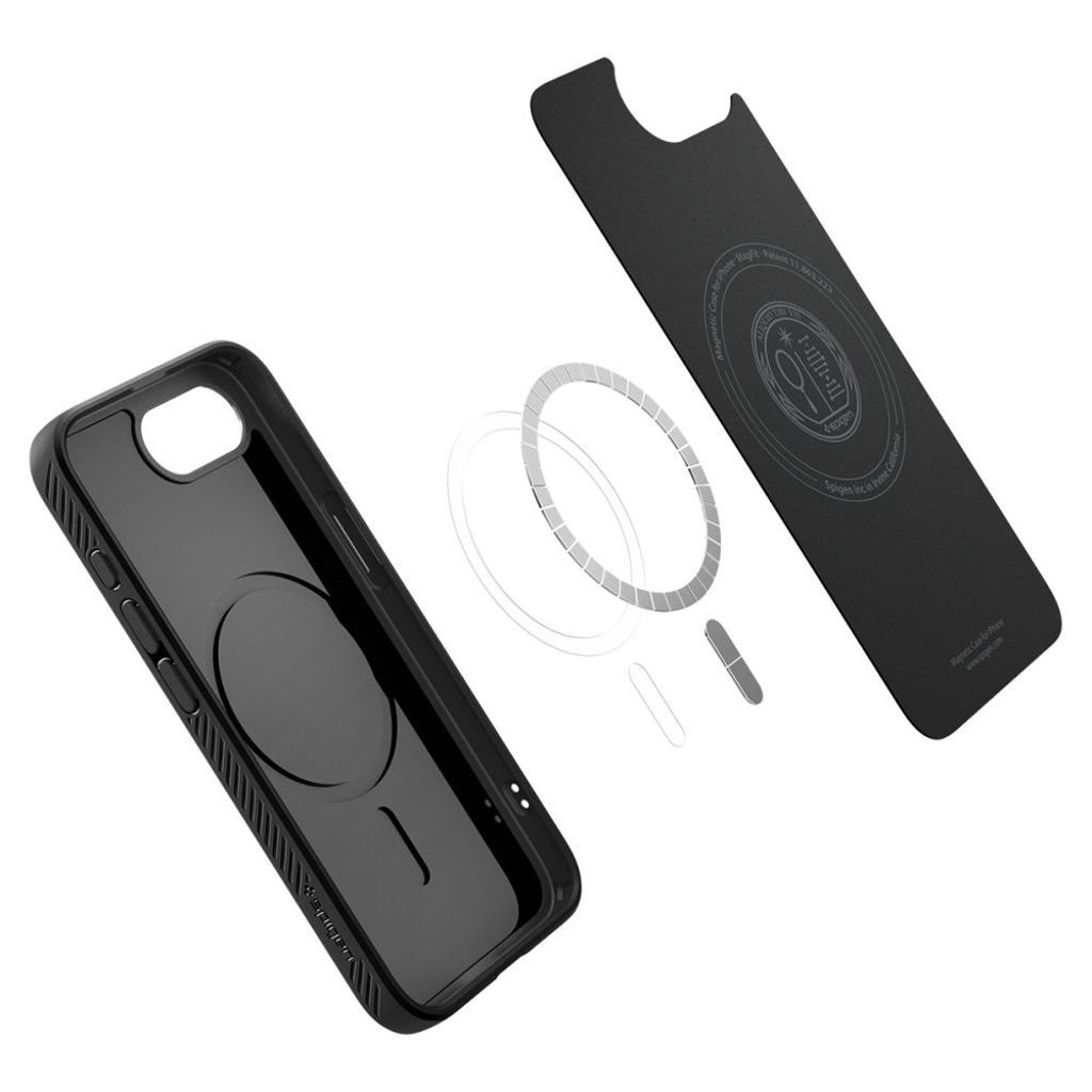 Spigen Liquid Air MagSafe Case for iPhone 16e - Matte Black