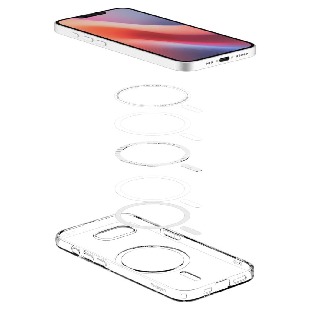 Spigen Liquid Crystal MagSafe Deksel til iPhone 16e - Gjennomsiktig